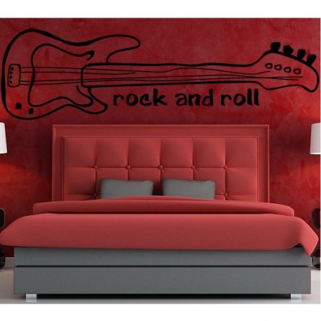 Vinilo decorativo Guitarra Electrónica de Rock And Roll