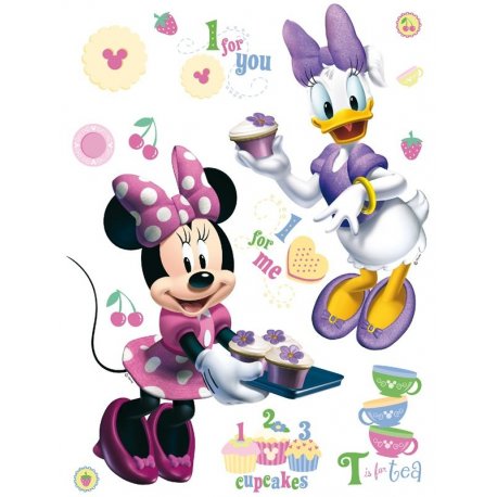 Minnie y Daisy haciendo Cupcakes