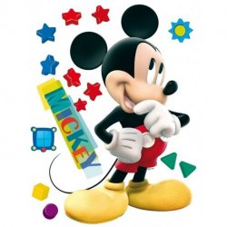 Mickey Mouse con estrellas