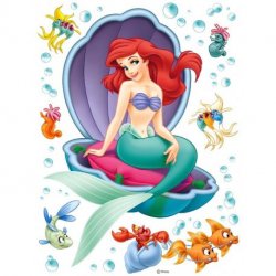 Ariel la Sirenita y Sebastian