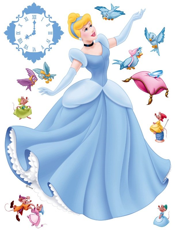 sticker-infantil-la-cenicienta