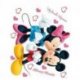 Minnie besando a Mickey Mouse