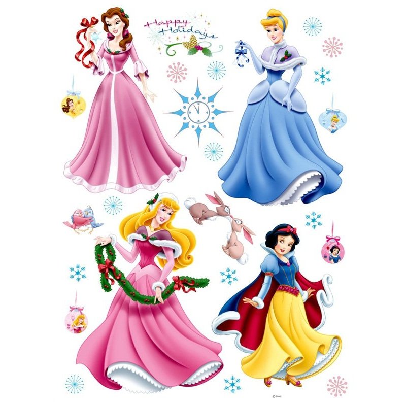 Sticker infantil Las Princesas Disney