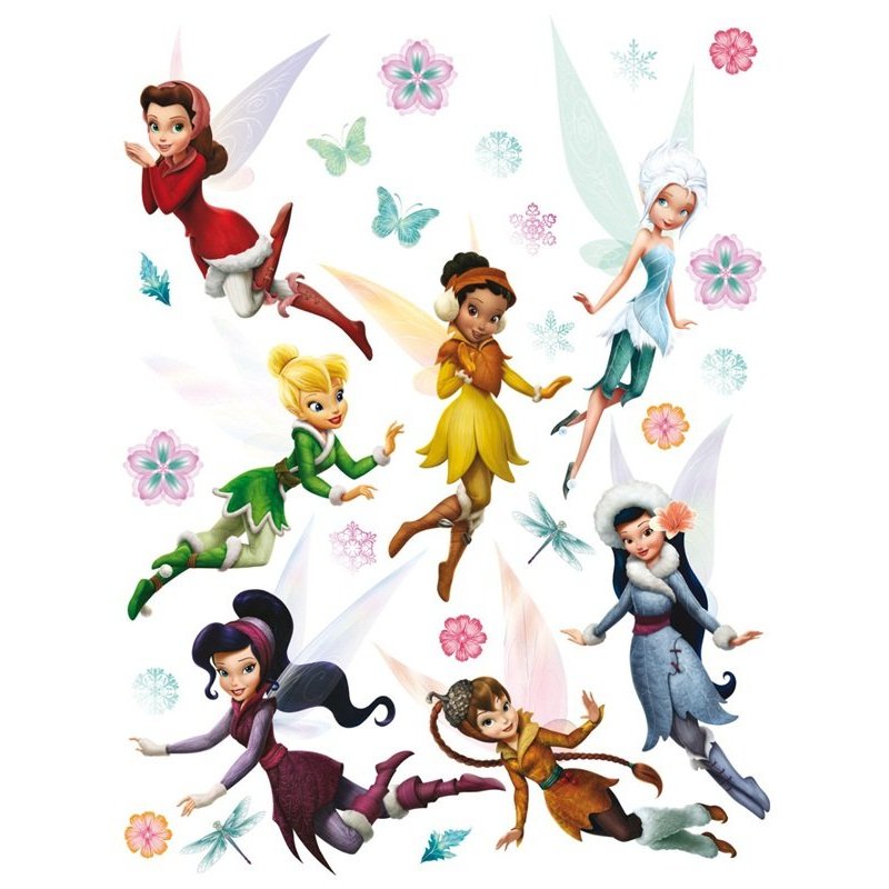 Sticker infantil Disney Campanilla y sus amigas