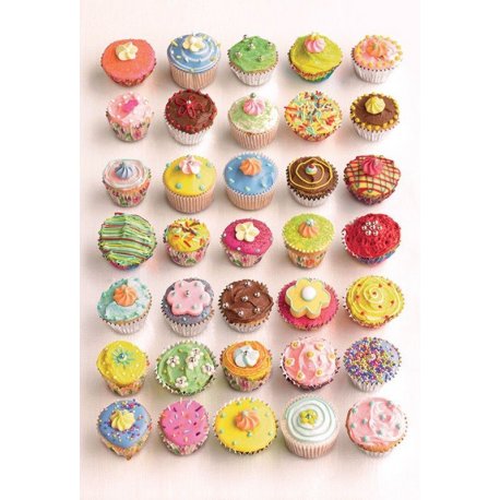 Mosaico de CupCakes de todos los Colores