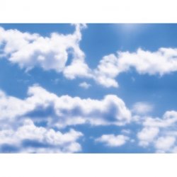 La Calma de las Nubes sobre Azul