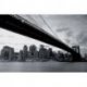 Bajo el Puente de Brooklyn en Blanco y Negro