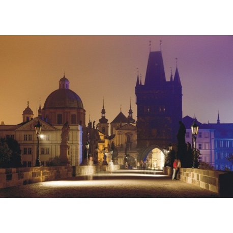 Anochecer Romántico en Praga