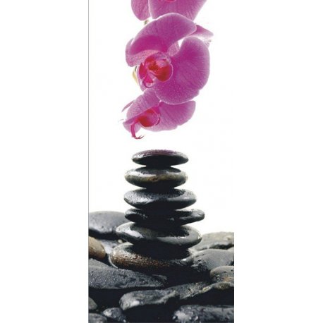 Piedras Zen en Equilibro con Flor