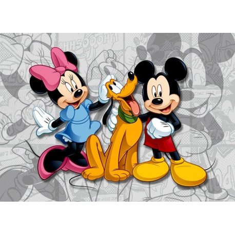 Micky Mouse, Minnie y Pluto