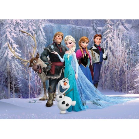 Protagonistas Frozen en el Bosque