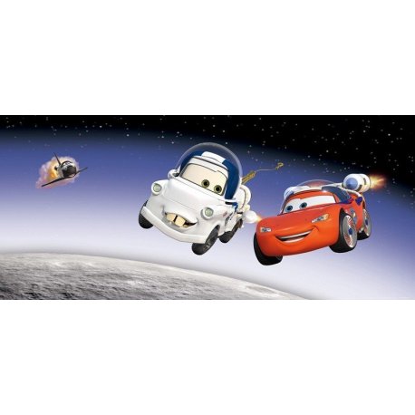 Rayo McQueen y Mate en el Espacio