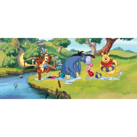 Winnie The Pooh y Amigos Baño en el Río