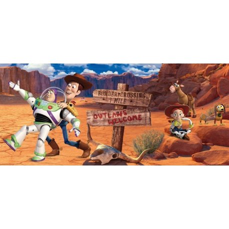 Toy Story en el Oeste Woody Buzz y Jessie