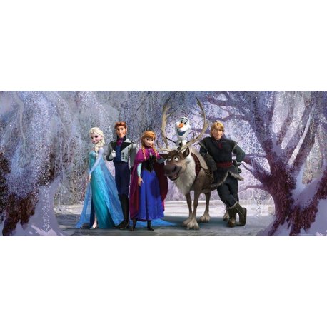 Frozen en el Bosque de Invierno