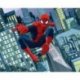 Spiderman Comic Vuela entre Rascacielos