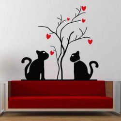 Gatitos en el Árbol de Amor