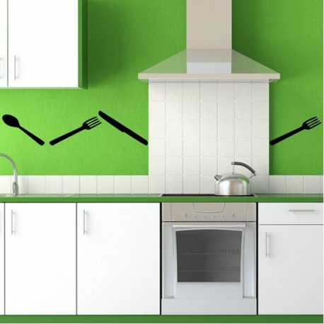 Cenefa Cubiertos de Cocina