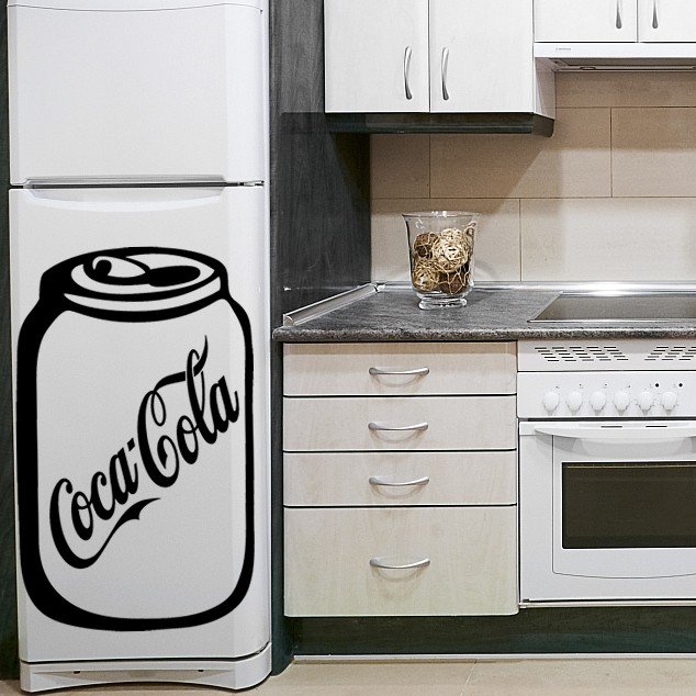 Vinilo decorativo Lata de Coca Cola Vinilo decorativo Lata de Coca Cola