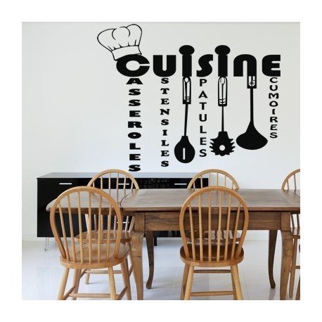  Vinilo adhesivo de pared estilo creativo para cocina con texto  francés, diseño de texto artístico restaurante : Todo lo demás