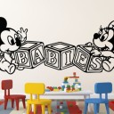 Vinilos infantiles Mickey Mouse y Minnie