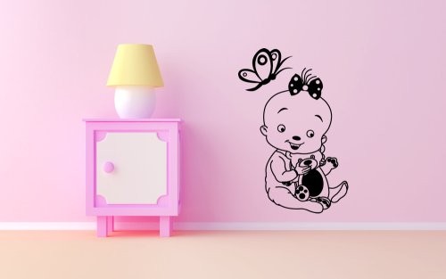 Bebé con Mariposa