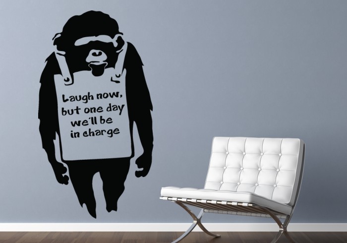 Banksy y el Chimpancé